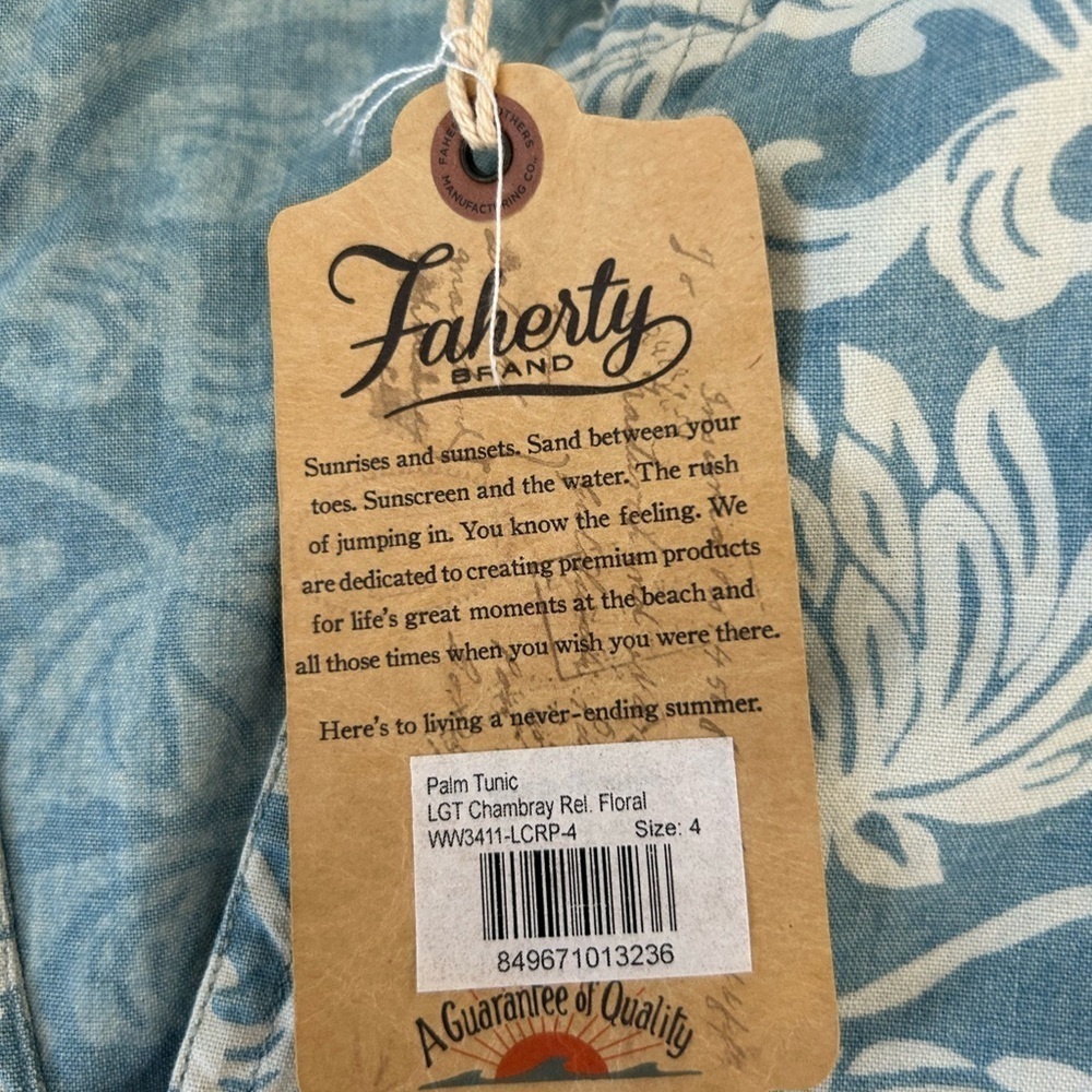 Faherty dress . Size 4. ( medium). NWT - Picture 6 of 6